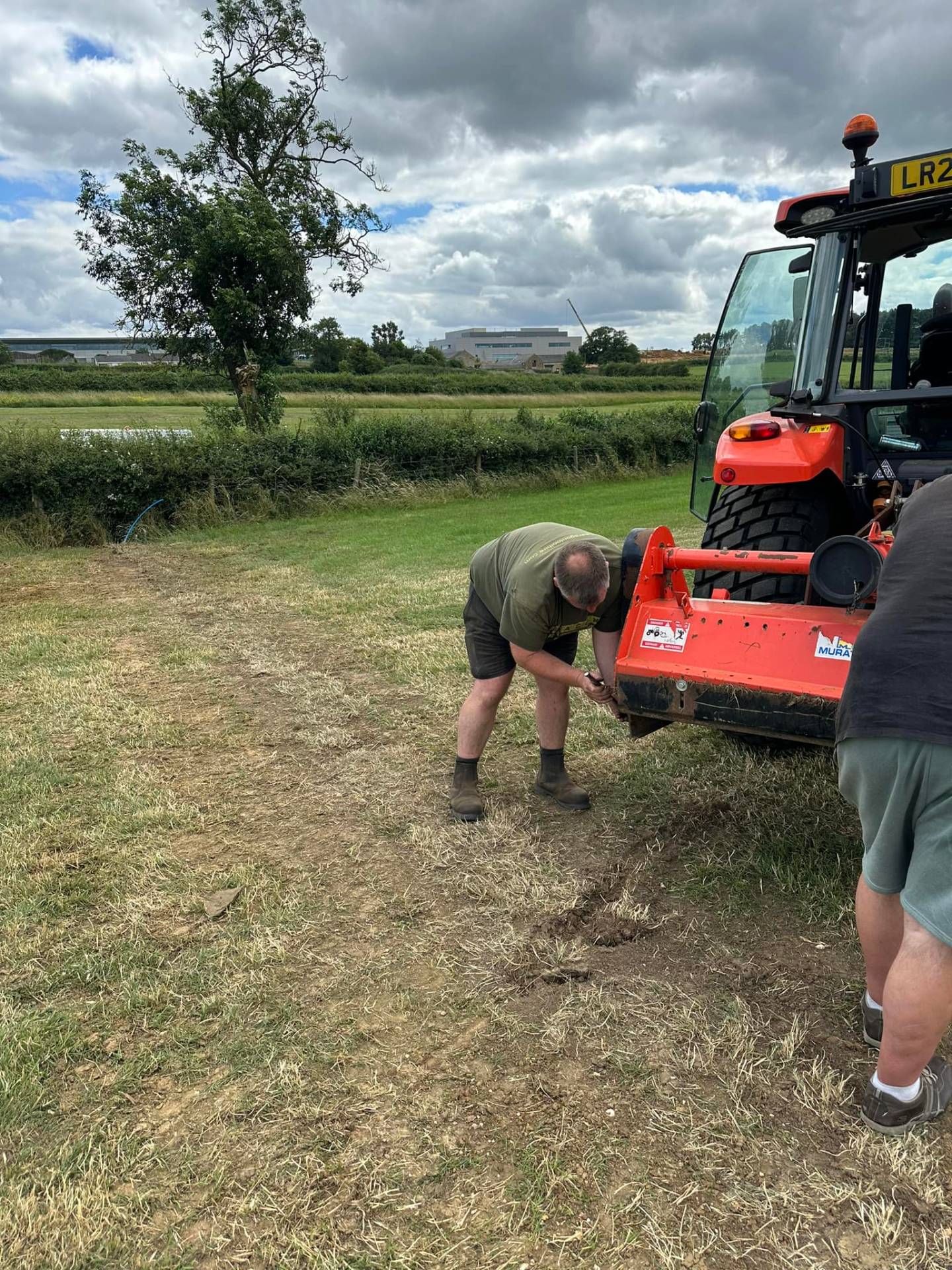 Equipment and machinery used to prepare the campsite